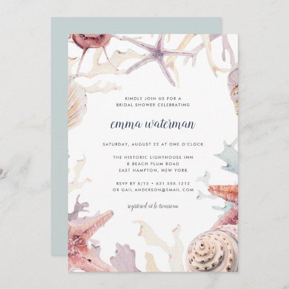 Coral Reef Bridal Shower Invitations