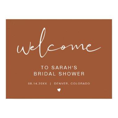 CORIANDER Boho Terracotta  Welcome Poster