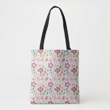 Cornflower Pink Tote Bag
