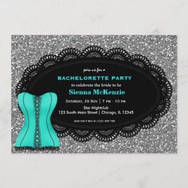 Corset Bachelorette Party Invitations