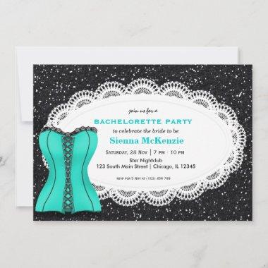 Corset Bachelorette Party Invitations