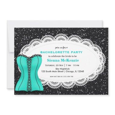 Corset Bachelorette Party Invitations