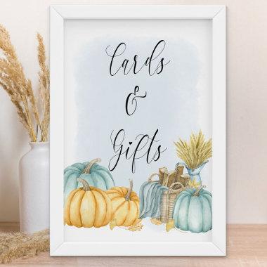 Country Pumpkin Fall Invitations and Gifts Poster