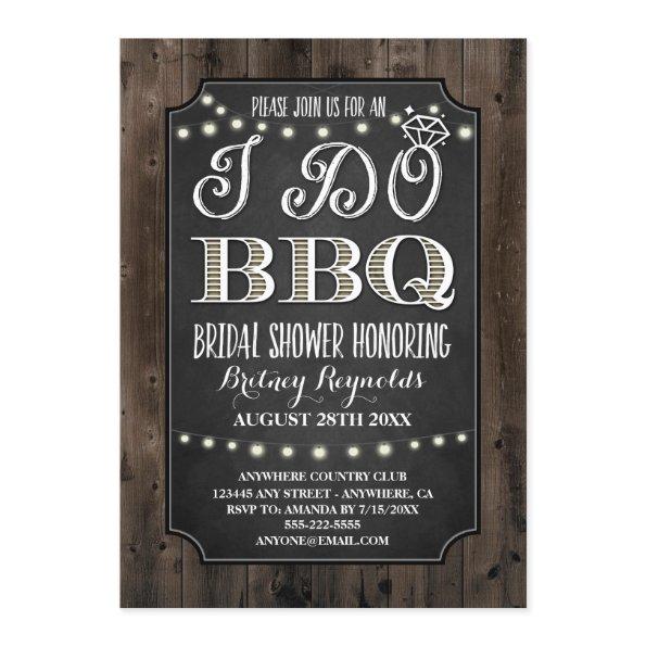 Country Rustic I Do BBQ