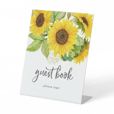 Country Sunflower Guest Book Sign