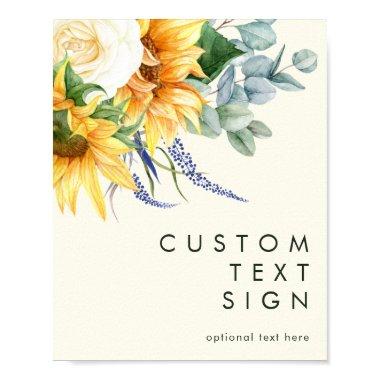 Country Sunflower | Yellow  and Gifts Custom Poster