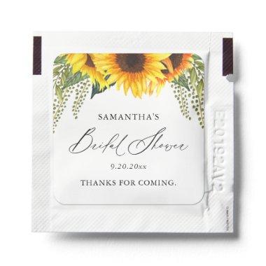 Country Sunflowers Script  Thanks Hand Sanitizer Packet