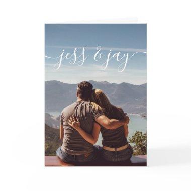 Couple Photo Greeting Invitations