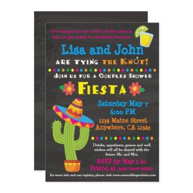 Couples Bridal Shower Fiesta Invitations