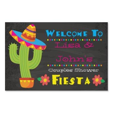 Couples Shower Fiesta Welcome Sign