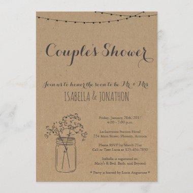 Couple's Shower Invitations Bridal Wedding Baby