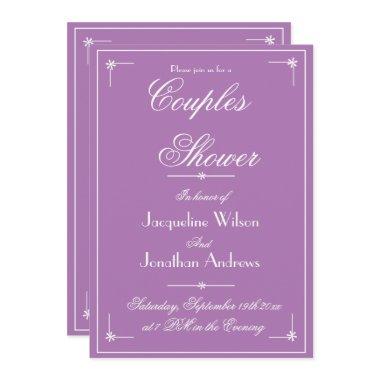 Couples Shower Lilac Spring Summer Email RSVP