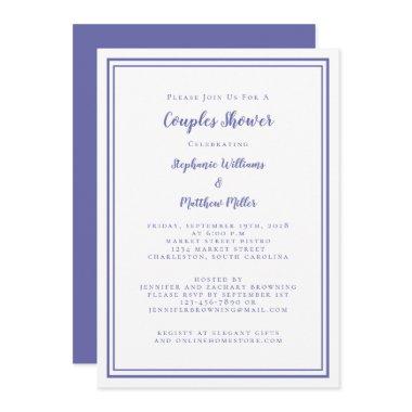 Couples Wedding Shower Engagement Periwinkle Blue