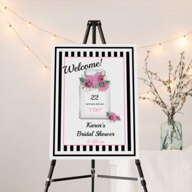 Couture Bride Ladies Bridal Shower Countdown Party Poster