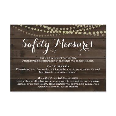 Covid 19 Safety Mask Social Distancing Information Enclosure Invitations