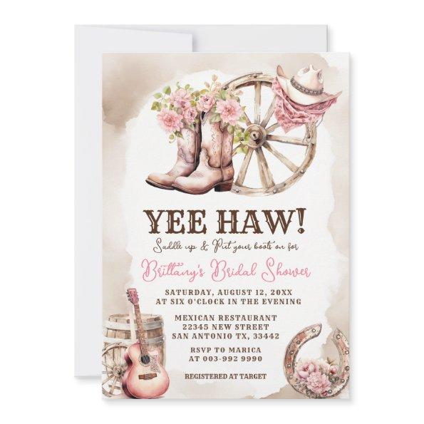 Cowgirl Boot Floral Western