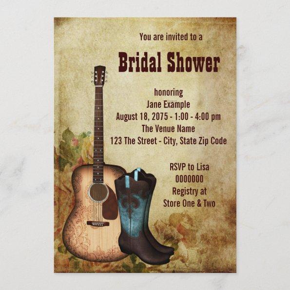 Cowgirl Bridal Shower Invitations