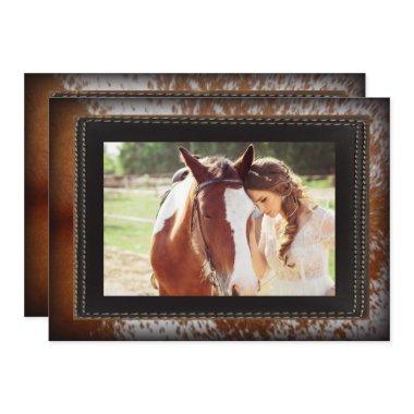 Cowhide Country Western Cowboy