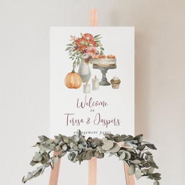 Cozy Fall Pumpkin Event Welcome Sign