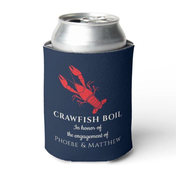 Crawfish Boil Engagement Party Celebration Can Cooler