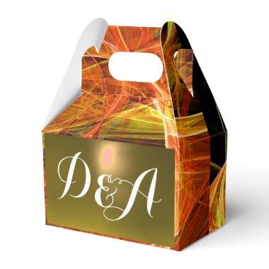 CRAZY PHOTON GEMSTONE yellow MONOGRAM Favor Boxes