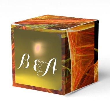 CRAZY PHOTON GEMSTONE yellow MONOGRAM Favor Boxes