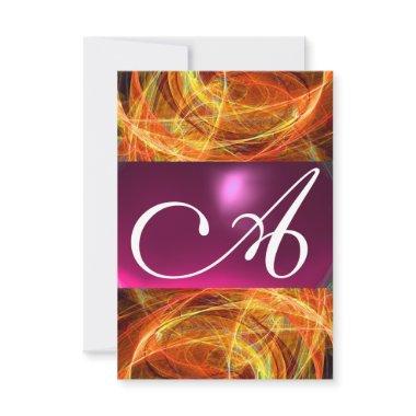 CRAZY PHOTON MONOGRAM black pink rsvp