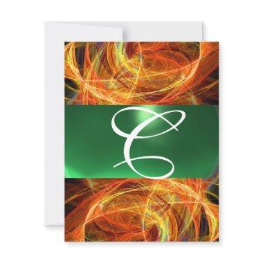 CRAZY PHOTON MONOGRAM yellow emerald green