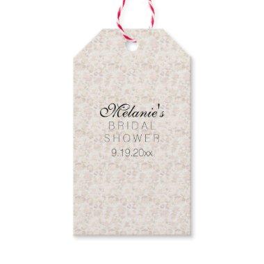 Cream Leopard Print  Gift Tags