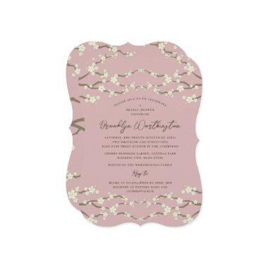 Cream Sakura Cherry Blossoms Pink