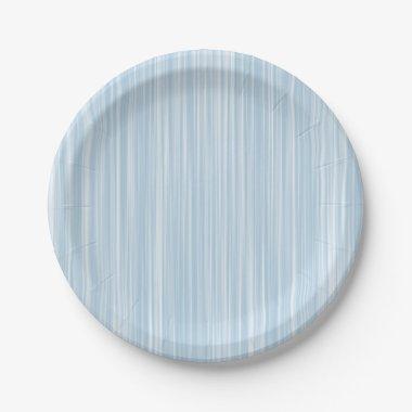 Create Own Personalized Gift |Baby Blue Watercolor Paper Plates