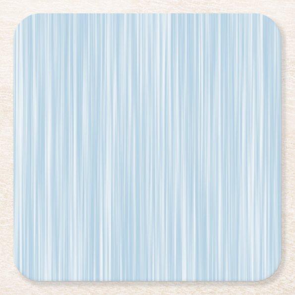 Create Own Personalized Gift |Baby Blue Watercolor Square Paper Coaster