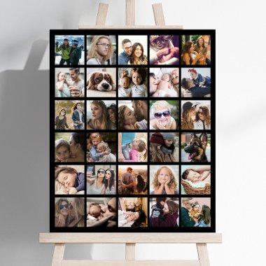Create Your Own 30 Square Photo Collage Foam Board