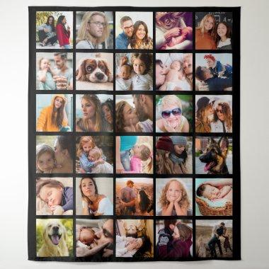 Create Your Own 30 Square Photo Collage Tapestry