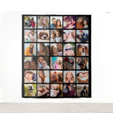 Create Your Own 30 Square Photo Collage Tapestry