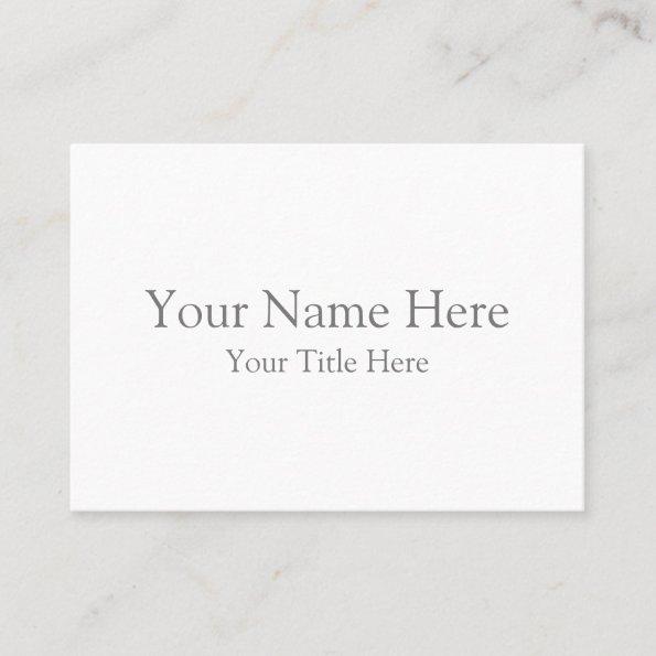 Create Your Own 3.5" x 2.5" White Business Invitations