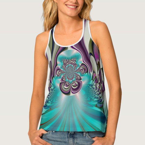 Create your own Beautiful Wedding Clothing Teal Tank Top