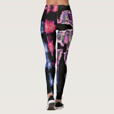 Create Your Own Colorful Water colors art design Leggings