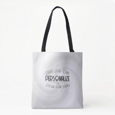 Create Your Own Custom Design Tote Bag