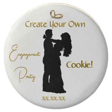 Create Your Own Engagement Party White Chocolate Covered Oreo