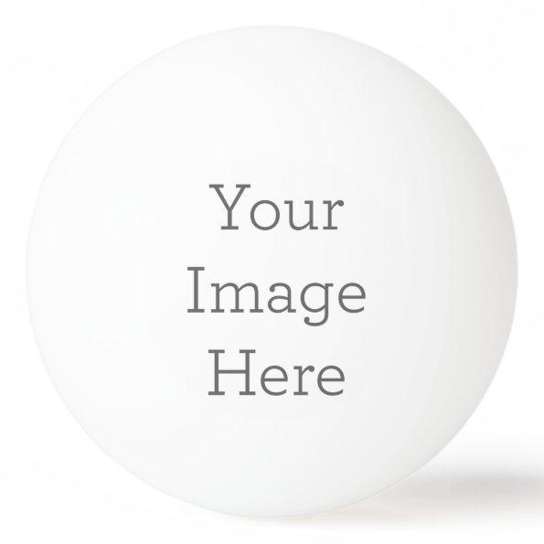 Create Your Own One Star Ping Pong Ball