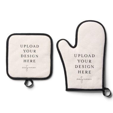 Create Your Own Oven Mitt and Pot Holder Oven Mitt & Pot Holder Set
