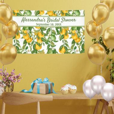 Create Your Own Party Banner Lemon Backdrop
