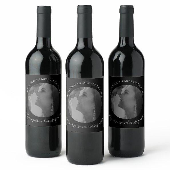 Create Your Own Photo Wine Label