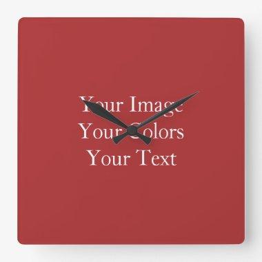 Create Your Own Square Wall Clock