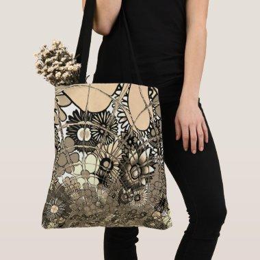 Create your own Urban infinity floral Camo Stylish Tote Bag