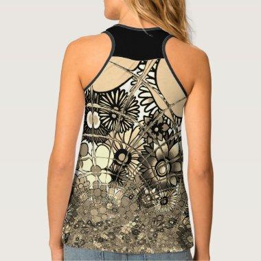 Create your own Urban infinity floral Stylish T Tank Top