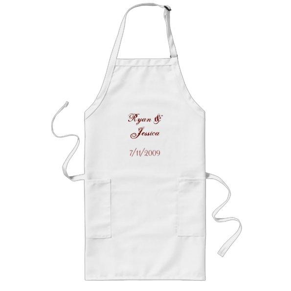 Create your own wedding apron