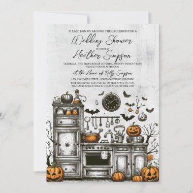 Creepy Kitchen Bridal Shower Invitations