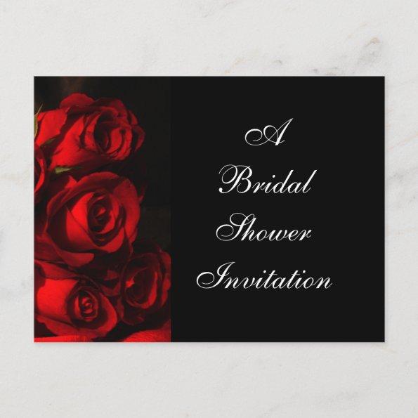 "Crimson Bouquet" [a] - Bridal Shower Invitations